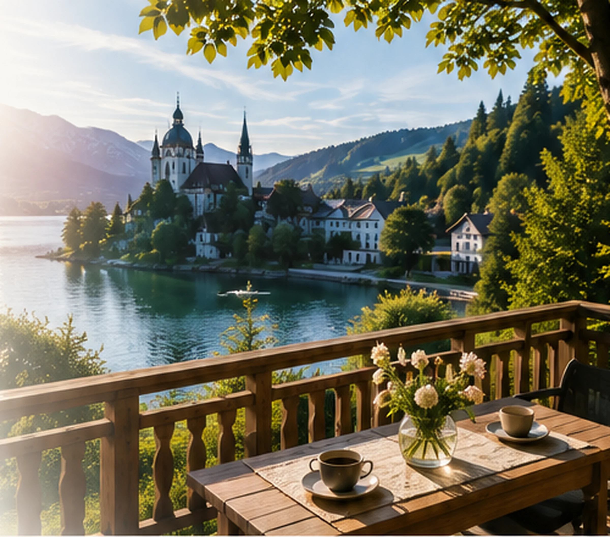 Haus an einem österreichischen Bergsee in ruhiger Lage